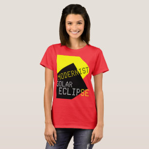 T-shirt Modernist Solar Eclipse Funny personnalisable