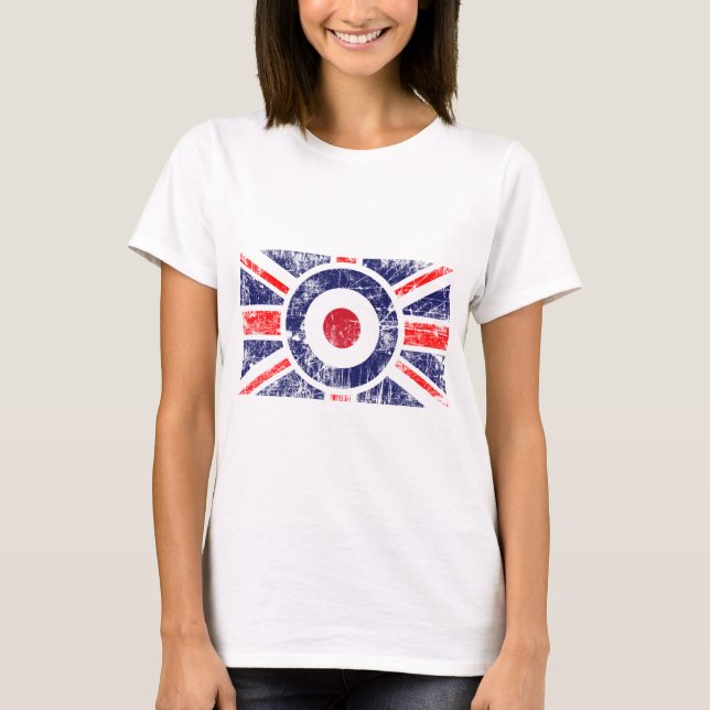 T-shirt Modes de cible Roundel Royaume-Uni Cible Union Jac (Devant)