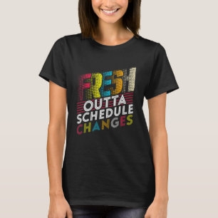 T-shirt Modifications Du Calendrier De L'Extérieur Frais R