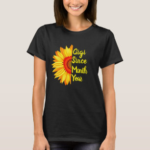 T-shirt Modifier N'Importe Quel Texte Gigi Depuis Mois Ann