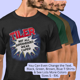 T-shirt Modifier N'Importe Quel Texte, TILER - Pas Tous Le