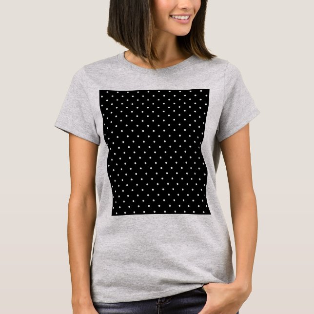 T-shirt Modifier Pois gris N'importe quelle couleur Clique (Devant)