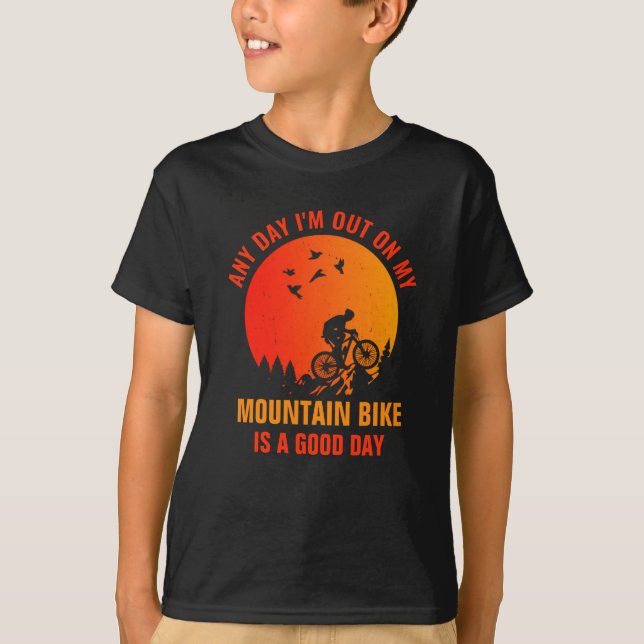 T-shirt Modifier Tout Le Texte Ajouter Un Nom Mountain Bik (Devant)