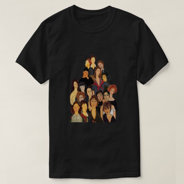 T-shirt Modigliani Family Portraits Classic (Design devant)