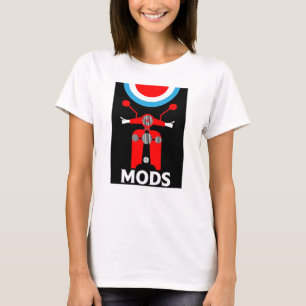 T-shirt Mods Et Rockers Anglais D'Inspiration vintage