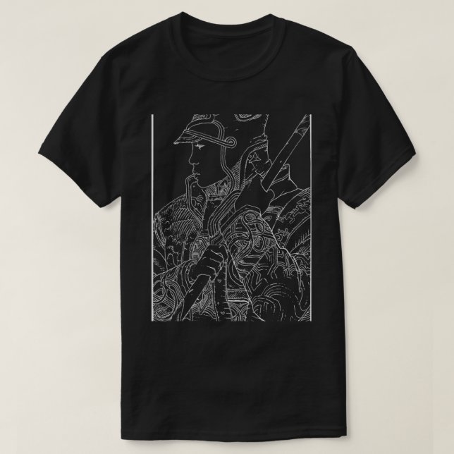 T-shirt Moebius Jean Giraud Illustration (Design devant)