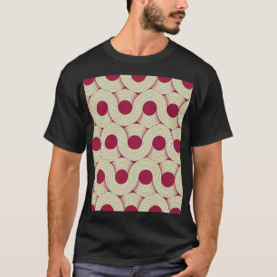 T-shirt Moebius Stripe : Carrelage rouge-vert infini