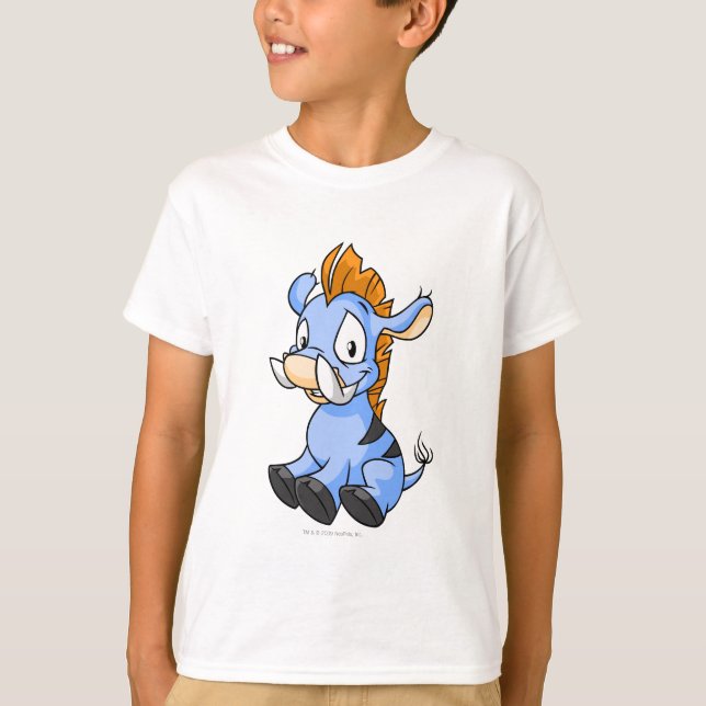 T-shirt Moehog Blue (Devant)