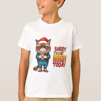 T-shirt Moeur de Noël de chat grincheux