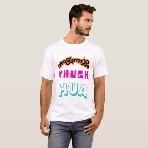 T-shirt Mogambo Khush Hua Typographie