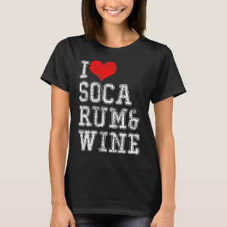 T-shirt Moi cher Soca de rhum de vin