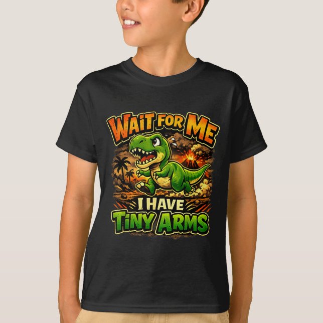 T-shirt Moi J'attends Tiny Arms Rex Gym (Devant)
