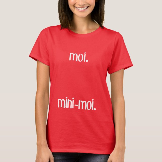 T-shirt Moi & Mini-Moi (Devant)