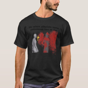 T-shirt Moi Quand Les Athées Me Parlent Des Mensonges Pois