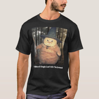 T-shirt "Moi Quand Une Feuille Touche Le Sol" Tee