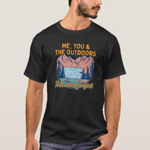 T-shirt Moi, Toi Et La Randonnée En Plein Air, Le Hiker Du