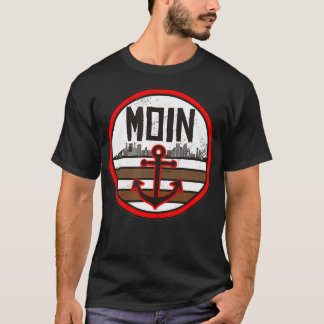 T-shirt Moin Ihr Sacken Hambourg Allemagne du Nord Design