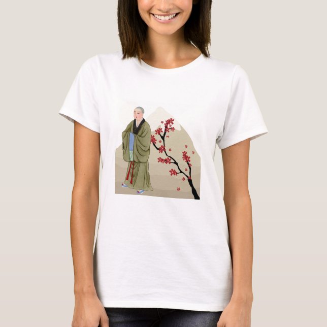 T-shirt moine bouddhiste (Devant)
