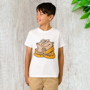 T-shirt Moine Zen drôle homme méditant
