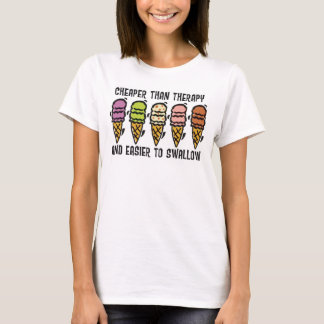 T-SHIRT MOINS CHER QUE LA THÉRAPIE ET PLUS FACILE À AVALER