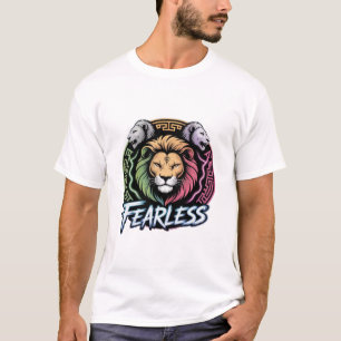 T-shirt Moins de peur Roi Lion : ***