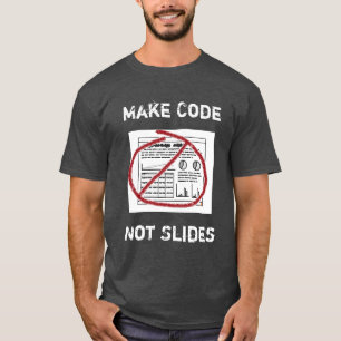 T-shirt Moins de Slideware plus de logiciel