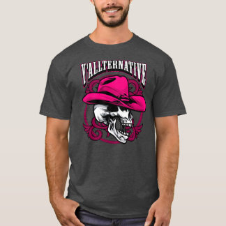 T-shirt Moins Yallternative Alt Pays Skull Alternative