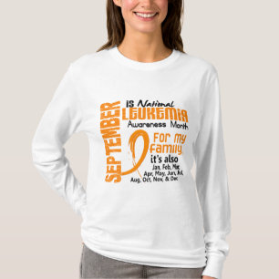 T-shirt Mois de conscience de leucémie