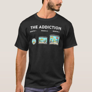 T-shirt Mois de dépendance à l'aquarium 1 Aquarium Aquar