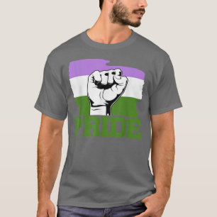 T-shirt Mois de la fierté Genderqueer drapeau LGBTQ Queer 
