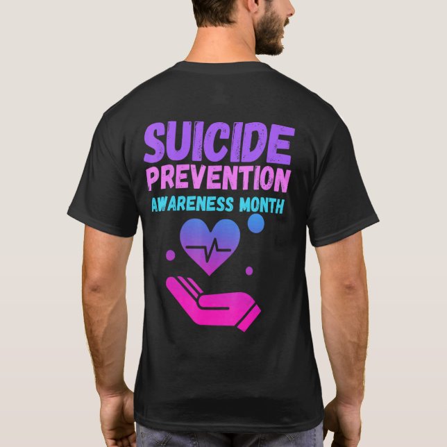 T-shirt Mois de la prévention du suicide Hommes Femmes Enf (Dos)