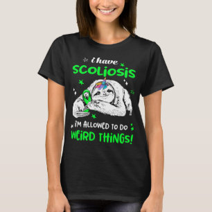 T-shirt Mois de la sensibilisation à la scoliose Cadeaux d