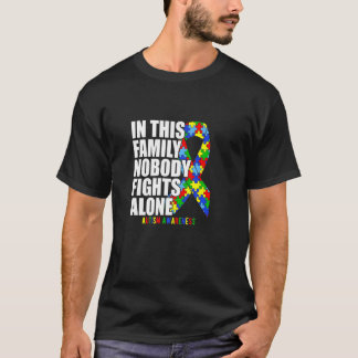 T-shirt Mois de la sensibilisation à l'autisme Dans cette