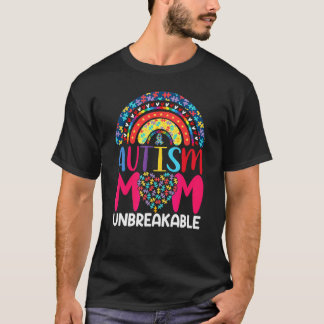 T-shirt Mois de la sensibilisation à l'autisme Maman autis
