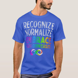 T-shirt Mois de la sensibilisation autistique Embrasser la