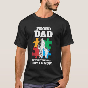 T-shirt Mois de la sensibilisation autistique Mens Fier Au