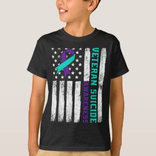 T-shirt mois de la sensibilisation des vétérans américains
