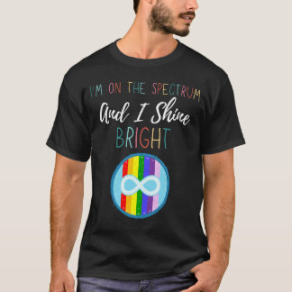T-shirt Mois de la sensibilisation sur l'autisme Je suis s