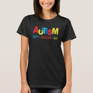 T-shirt Mois de l'autisme Accepter Comprendre l'amour Puzz