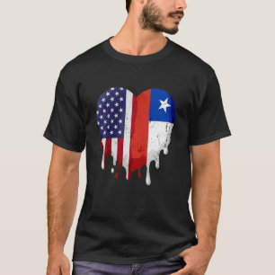 T-shirt Mois de l'héritage hispanique américain Chili Fla