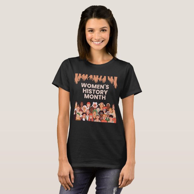 T-shirt Mois de l'histoire des femmes (Devant entier)