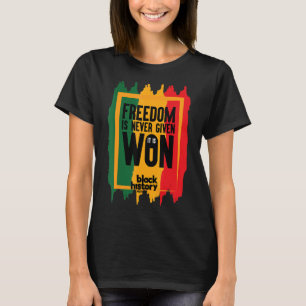 T-shirt Mois de l'histoire des Noirs 2022, célébrant l'his