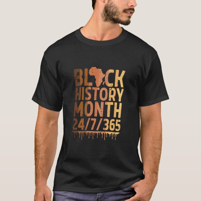 T-shirt Mois de l'histoire des Noirs 2022 Tee Histoire des (Devant)