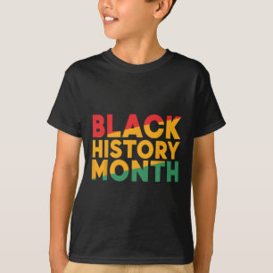 T-shirt Mois de l'histoire des Noirs African American Prid