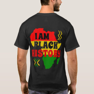 T-shirt Mois de l'histoire des Noirs, Afro-Américains