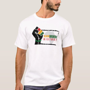 T-shirt Mois de l'histoire des Noirs Afro-Américains Je su