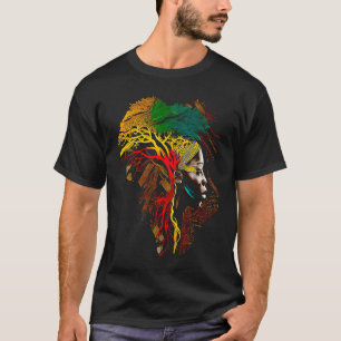 T-shirt mois de l'histoire des Noirs Ancêtres afro-améric