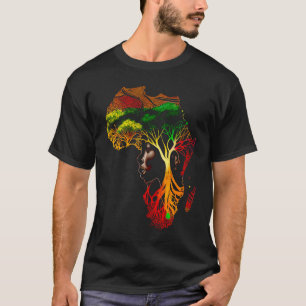 T-shirt mois de l'histoire des Noirs Ancêtres afro-améric