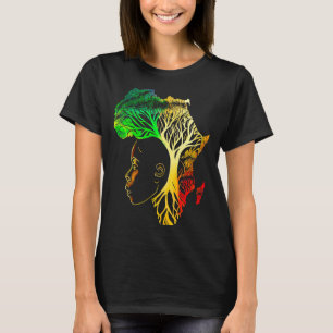T-shirt Mois de l'histoire des Noirs Ancêtres Afro-América