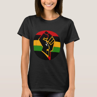 T-shirt Mois de l'histoire des Noirs célébrant la montée e